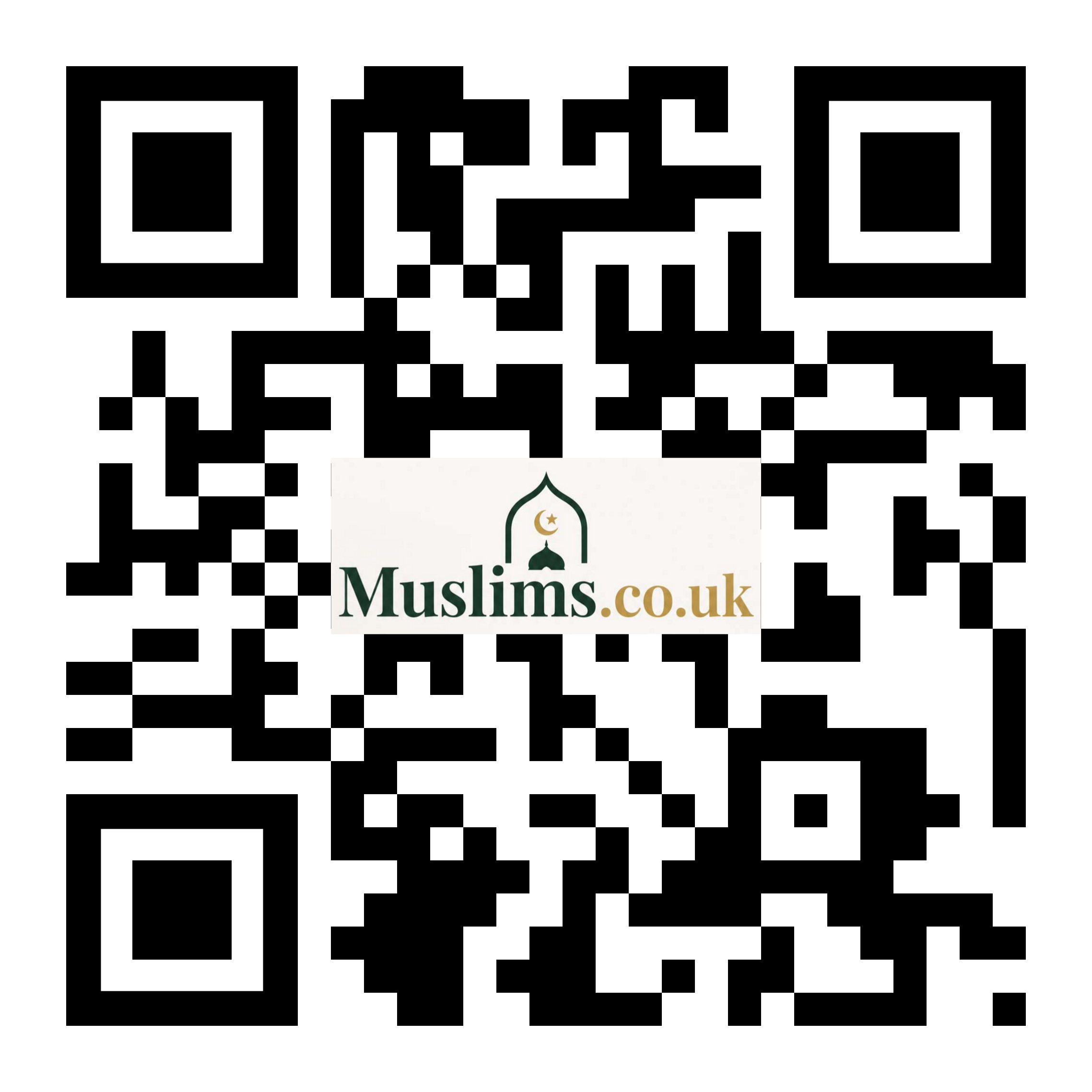 QR code linking to Muslims.co.uk
